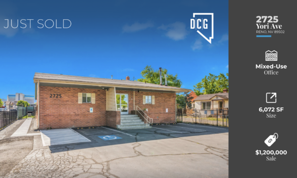 DCG’s Principal, Travis Hansen, Represents Seller in 6,072 SF Central Reno Office Disposition